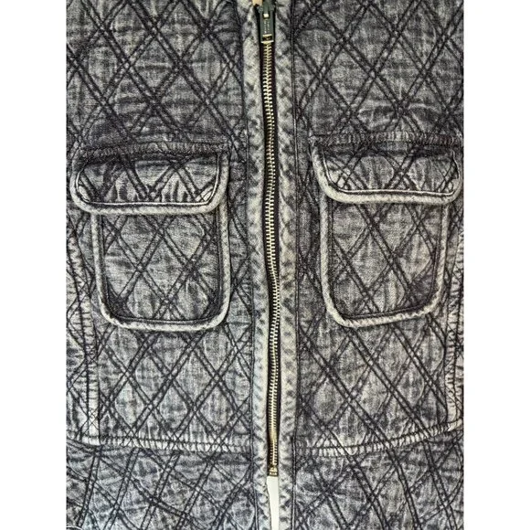 Isabel Marant Étoile Deliona Quilted Jacket – Light Blue | Size 2 - Picture 15 of 16